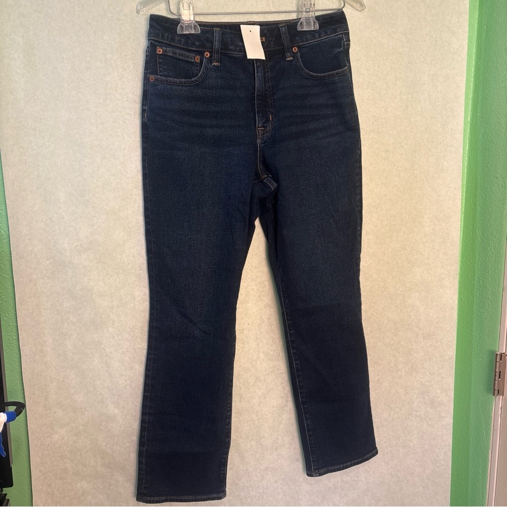 J. Crew Dark Indigo Straight Leg Jeans